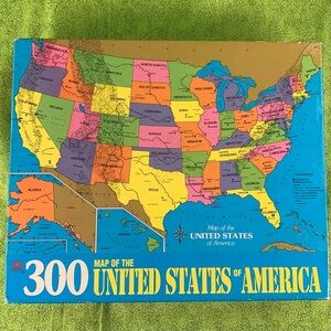 300-Piece United States Map Puzzle